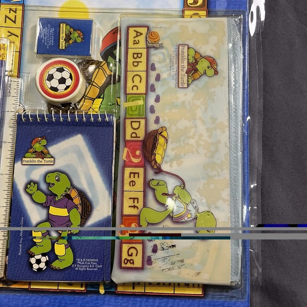 Franklin‎ The Turtle TV Show New Vintage Stationary Set RARE Hard To Find